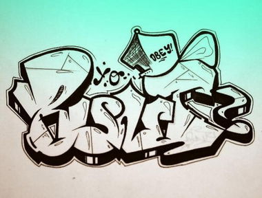 Graffiti Sketch in Chemnitz - Photo by Sir_Shitalot - OBEY, 54, BS