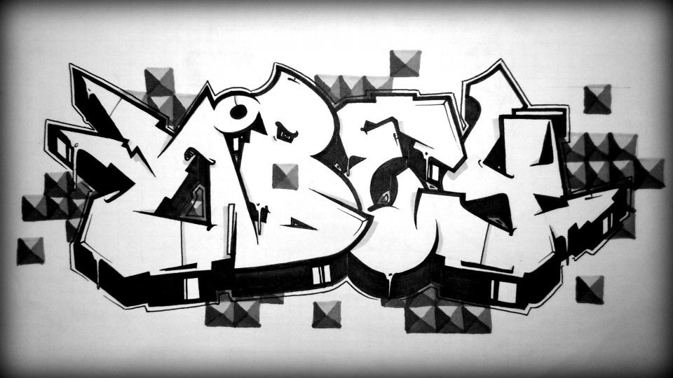 Graffiti Sketch - Photo by Sir_Shitalot - OBEY, 54, Sketch (2013)