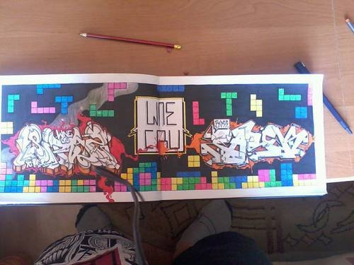 Graffiti Sketch - Photo by Siraz