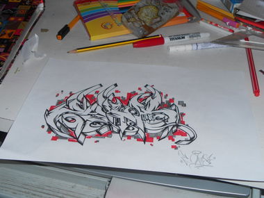 Graffiti Sketch - Photo by Siraz (2013)