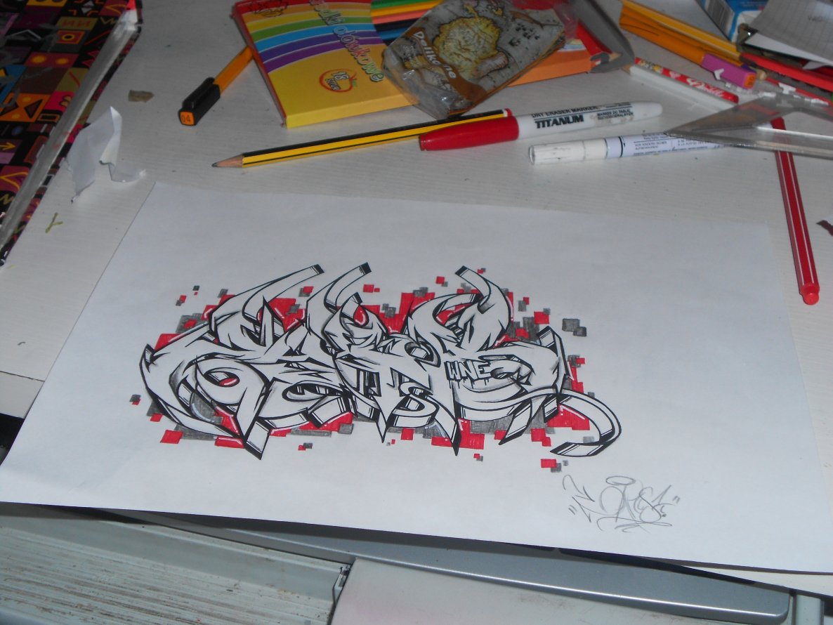 Graffiti Sketch - Photo by Siraz (2013)