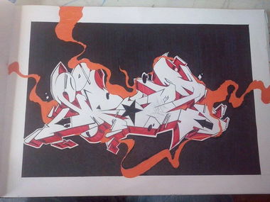 Graffiti Sketch in Canada - Photo by Siraz