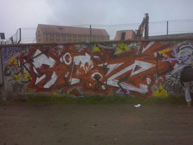 Graffiti Wall in Poland - Photo by Siraz