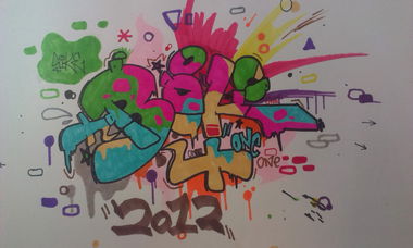 Graffiti Sketch - Photo by Sire - old, bike, werk (2012)
