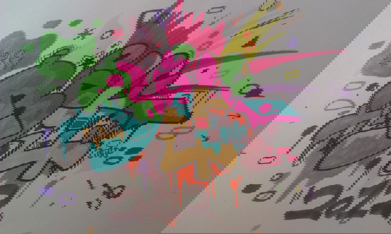 Graffiti Sketch - Photo by Sire - old, bike, werk (2012)