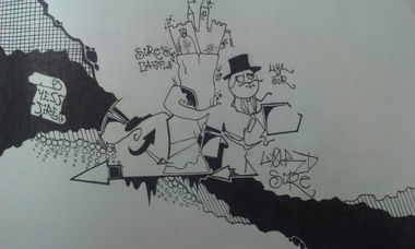 Graffiti Sketch - Photo by Sire - sire, sir, lord