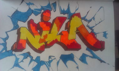 Graffiti Sketch - Photo by Sire - nila, sire