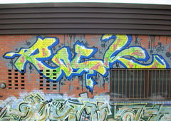 Graffiti Wall in Hamburg - Photo by Sirg - rock, pyr, rs (2010)