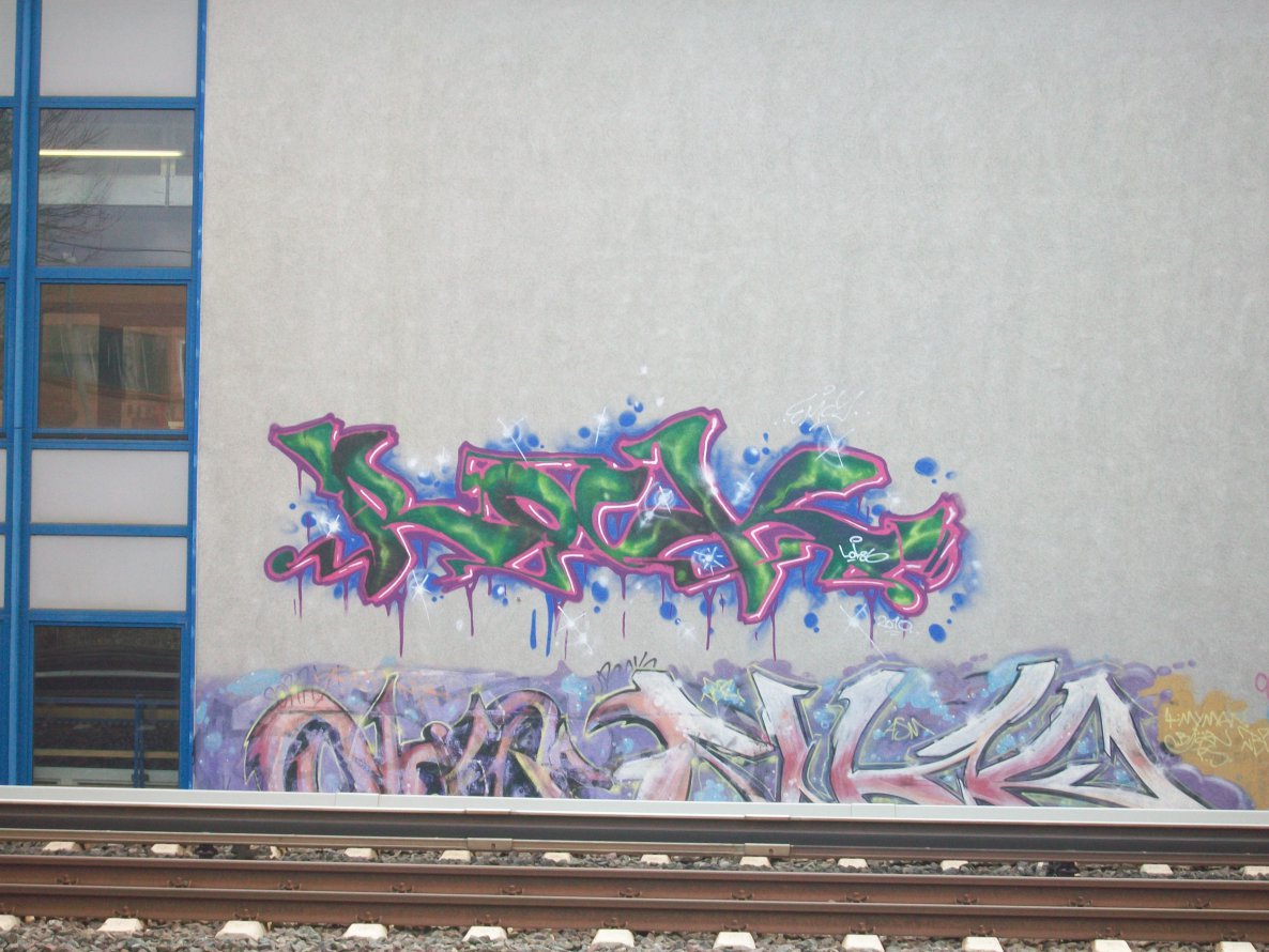 Graffiti Wall in Hamburg - Photo by Sirg - rock, rs, lol86
