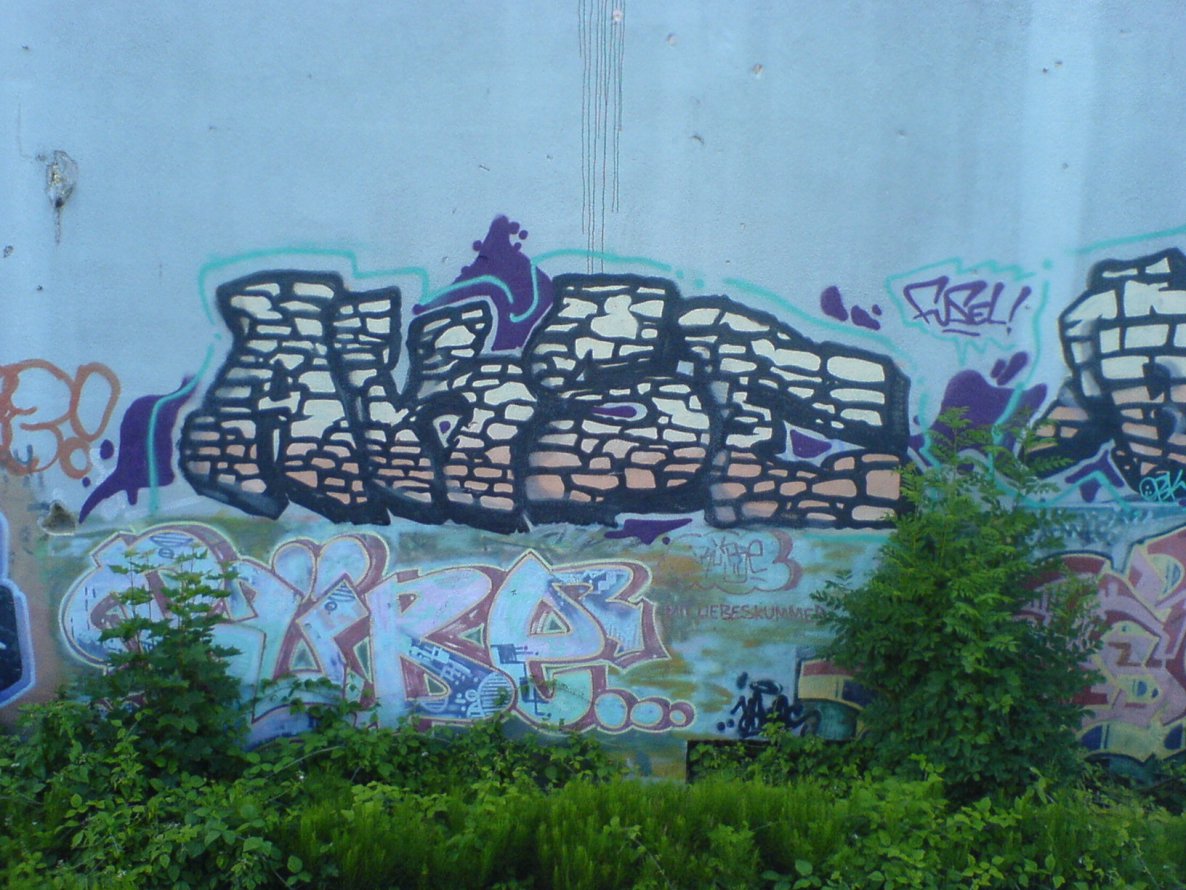 Graffiti Bombing in Hamburg - Photo by Sirg - akse, fusel, rübe