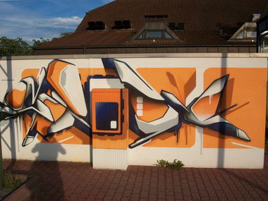 Graffiti Wall in Karlsruhe - Photo by Sirg