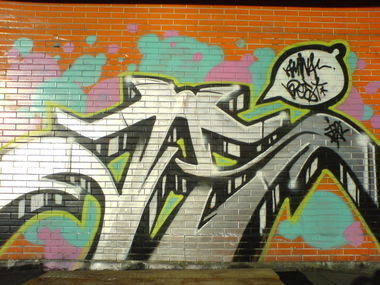 Graffiti Wall in Hamburg - Photo by Sirg - js