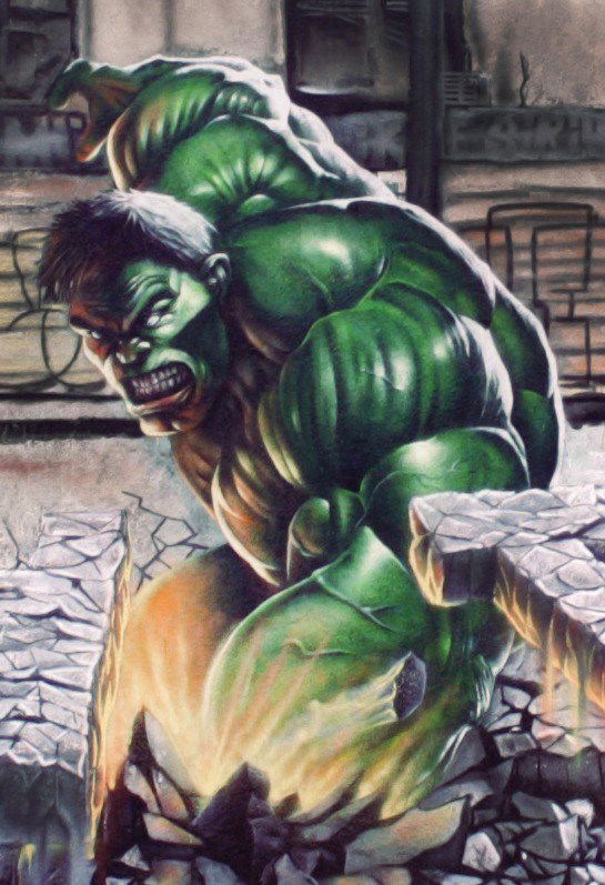 Graffiti Wall - Photo by Sirius7 - HULK, Sirius7, Conceptwall (2013)