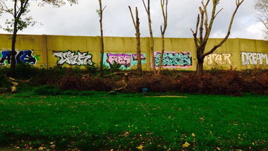 Graffiti Bombing - Photo by SixOhFive - ANG, DSK, Fies