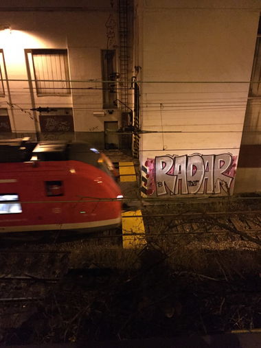 Graffiti Bombing - Photo by SixOhFive - Radar