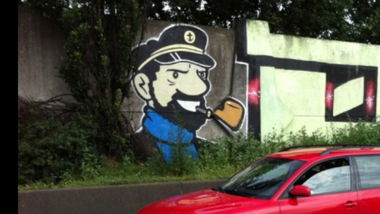 Graffiti Bombing - Photo by SixOhFive - Kapitän, Haddock