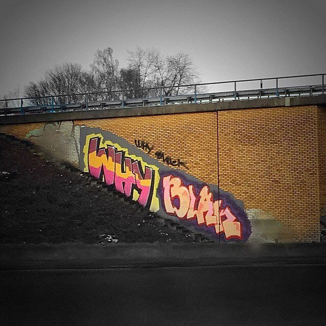 Graffiti Wall - Photo by SixOhFive - WHY, Blak