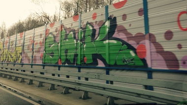 Graffiti Bombing - Photo by SixOhFive - Shik