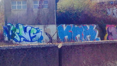 Graffiti Bombing - Photo by SixOhFive - TWS, KNX