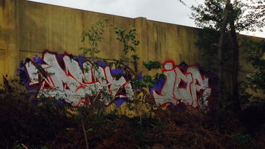 Graffiti Bombing - Photo by SixOhFive - DSK, IOR