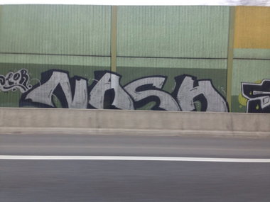 Graffiti Bombing - Photo by SixOhFive - Nash