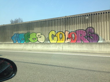 Graffiti Bombing - Photo by SixOhFive - Mofos, Colors