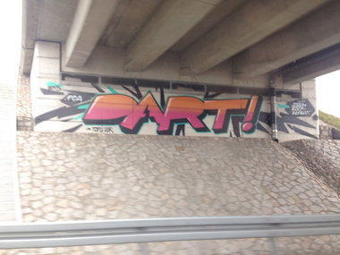 Graffiti Bombing - Photo by SixOhFive - Dart, FCA