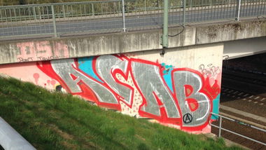Graffiti Bombing - Photo by SixOhFive - ACAB
