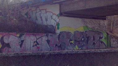 Graffiti Bombing - Photo by SixOhFive - Vims, MOA