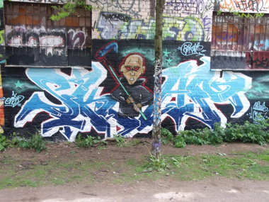Graffiti Wall in Leipzig - Photo by Skafone - skaf