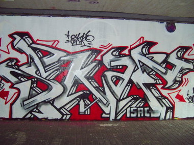 Graffiti Wall in Münster - Photo by Skafone - skaf
