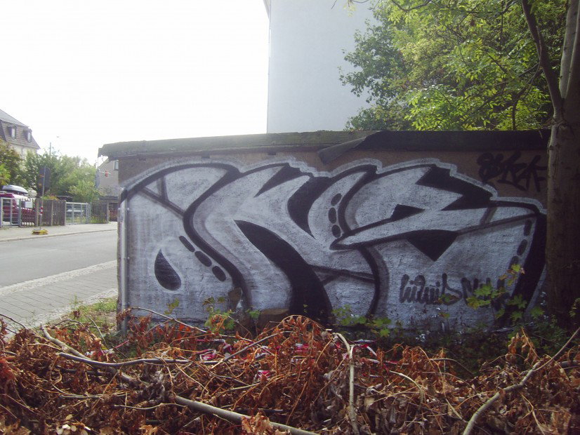 Graffiti Wall in Leipzig - Photo by Skafone - onb (2012)
