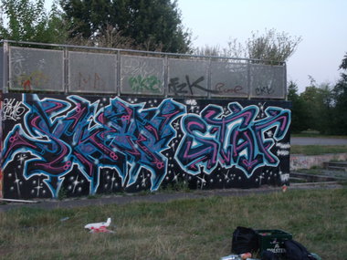 Graffiti in WOLFEN - Photo by Skafone - skaf, staf, onb