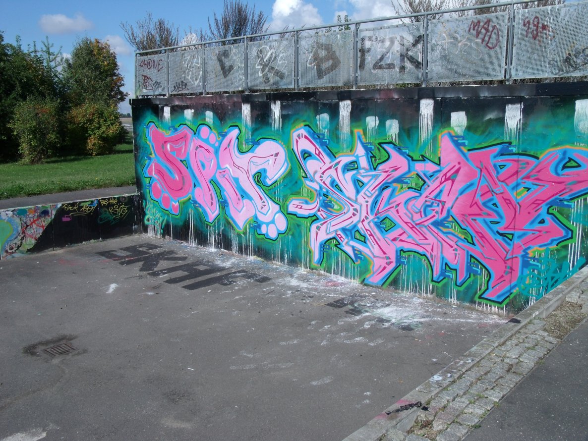 Graffiti in WOLFEN  - Photo by Skafone - spit, skaf (2013)