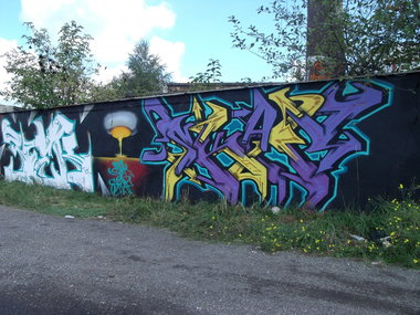 Graffiti in Bitterfeld - Photo by Skafone - stek, skaf (2013)
