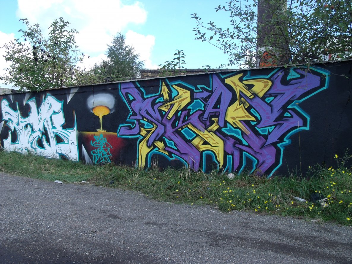 Graffiti in Bitterfeld - Photo by Skafone - stek, skaf (2013)