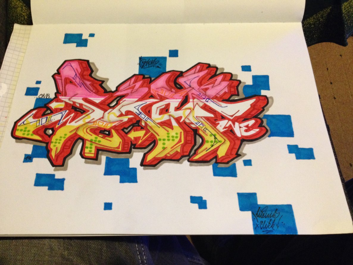 Graffiti Sketch - Photo by Skafone - Skaf (2014)
