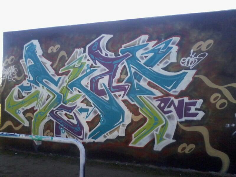Graffiti in WOLFEN - Photo by Skafone - Skaf
