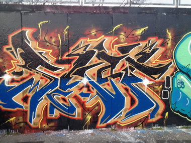 Graffiti in WOLFEN - Photo by Skafone - Skaf (2014)