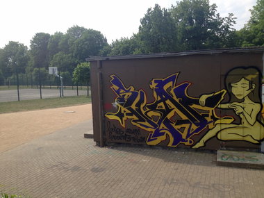 Graffiti in Leipzig - Photo by Skafone - Skaf, Fatman, 44 (2016)