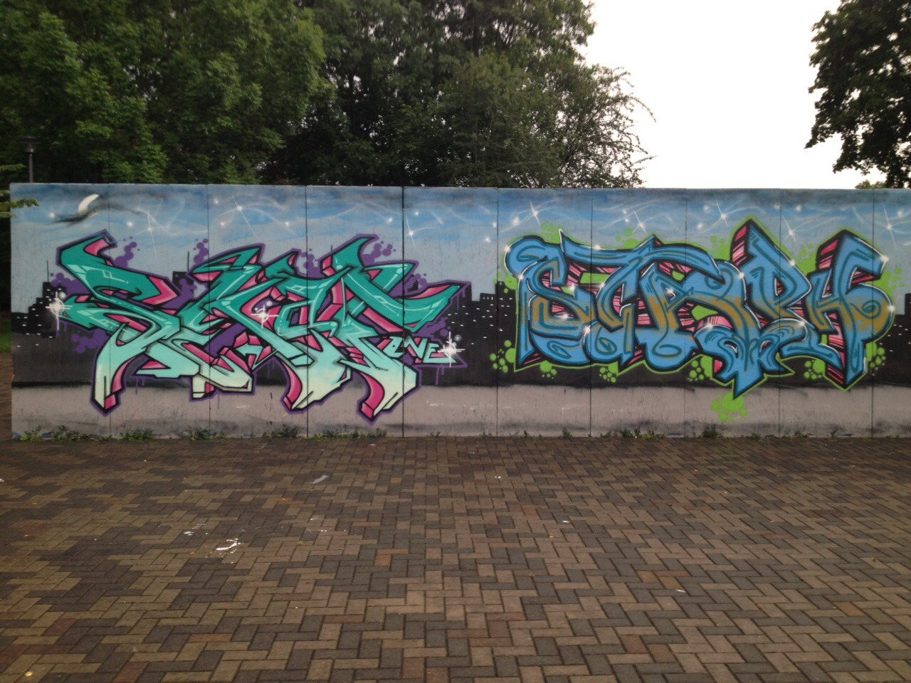 Graffiti in Bitterfeld - Photo by Skafone - Skaf, Staf, Onb (2015)