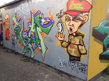 Graffiti in Leipzig - Photo by Skafone - Skaf, 44 (2016)