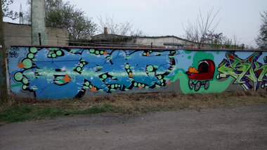 Graffiti in Bitterfeld - Photo by Skafone - Ckb (2017)