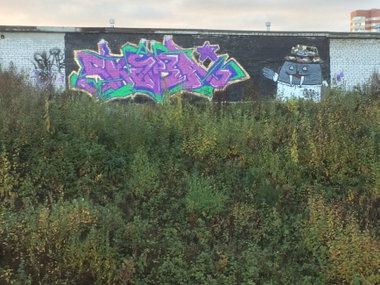 Graffiti Wall in Георгиевский Округ - Photo by Skaper