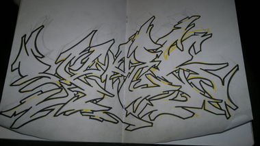 Graffiti Sketch - Photo by SkarOner