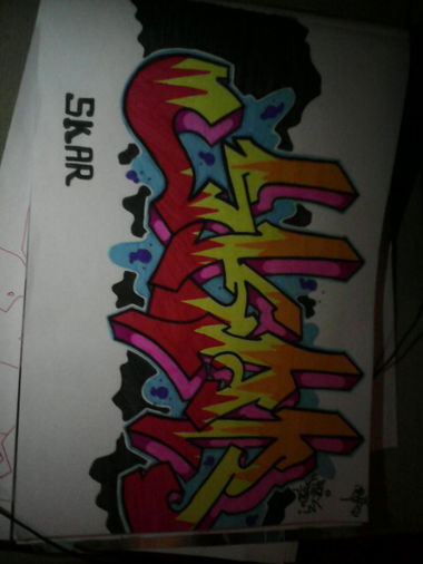 Graffiti Sketch - Photo by SkarOner