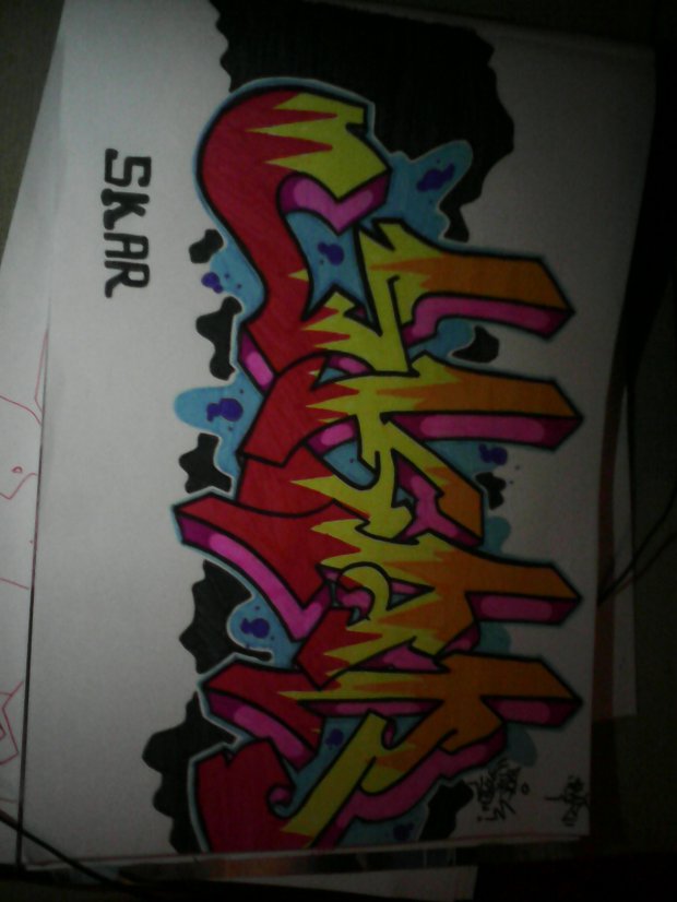 Graffiti Sketch - Photo by SkarOner