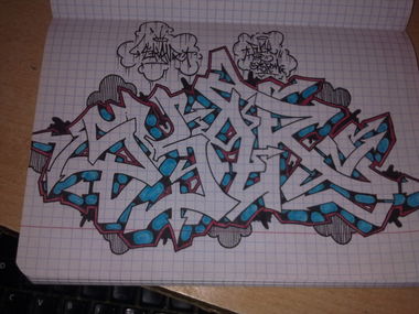 Graffiti Sketch - Photo by SkarOner - skar