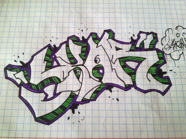 Graffiti Sketch - Photo by SkarOner - skar