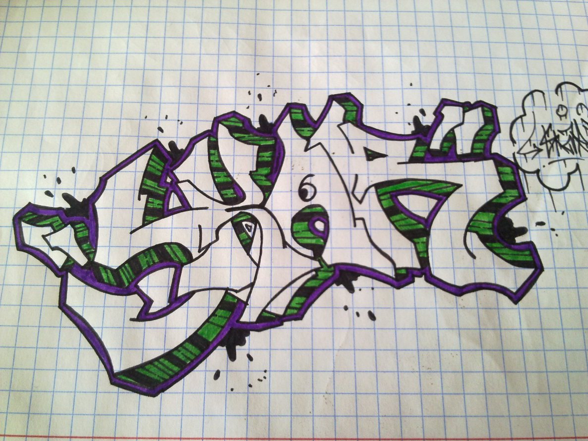 Graffiti Sketch - Photo by SkarOner - skar